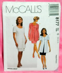 8177 PRINCESS MOCK 2 PC DRESS  PATTERN 14-18,12-16